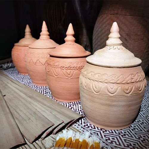 傣陶古朴小茶罐西双版纳非遗慢轮古陶稀奇古怪摆件东南亚田园风格