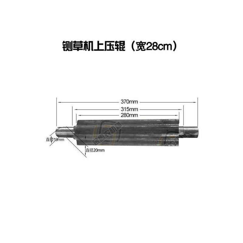 铡草机一整套压辊草轮滚轮扎草机零件压草磙卧式铡草机配件大全