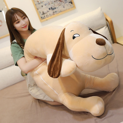 狗狗抱枕长条枕公仔超大女生床上抱着睡觉夹腿布娃娃玩偶毛绒玩具