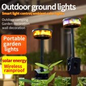 甄选峣山虎新款 户外太阳能庭院草坪灯防水墙壁挂灯光线智能感应串