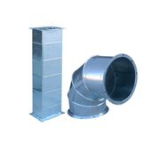 甄选镀锌风管方形通风管道 矩形角铁镀锌风管 地下停车场通风管