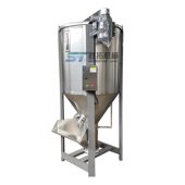 甄选立式 搅拌机大型塑料加热拌料桶不锈钢色母片材烘干蛟龙混料机