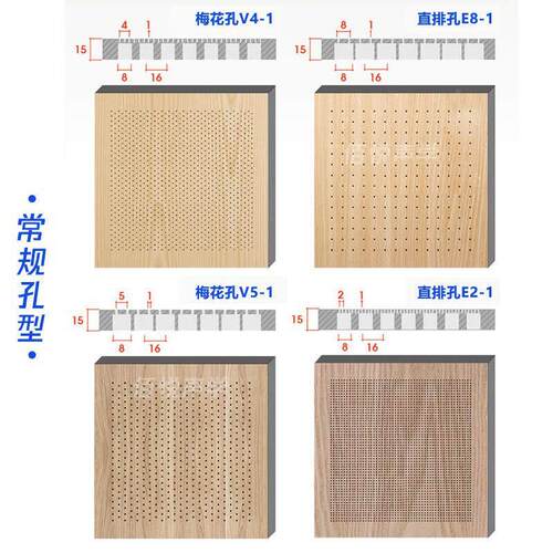 微孔吸板级防火会议装室报告厅音墙面吸饰阻燃穿孔隔902音板音降