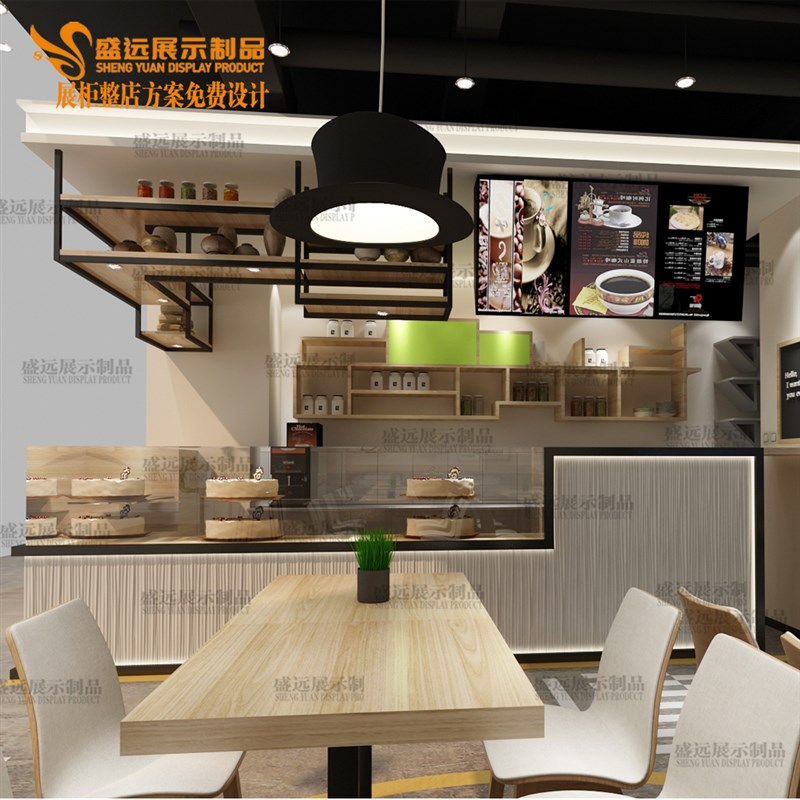 奶茶店吧台柜商用店铺转角柜台酒吧吧G台烧烤店奶茶餐厅前台接待