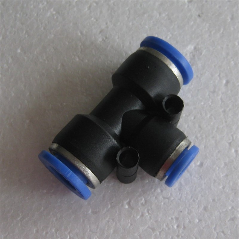 气动T型变径接头SPEG10-8,SPEG12-10,SPEG12-8塑料接头