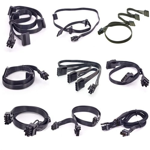 Seasonic海韵电源模块组6pin大4pin转sata8pin全铜转接线高质量线