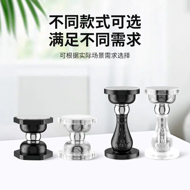 门吸免打孔新款阻防撞地吸硅胶门顶阻卫生间门挡器门碰防撞垫吸盘