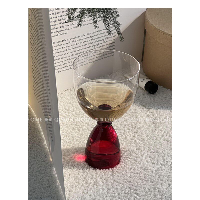 Qumin 个性异形玻璃酒杯设计感大肚杯清酒杯鸡尾酒杯红酒杯