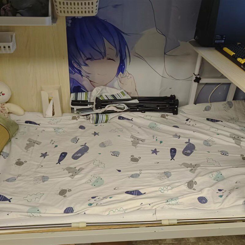 床上折叠椅床上靠背椅宿舍折叠椅床上懒人椅九分宅宿舍神器