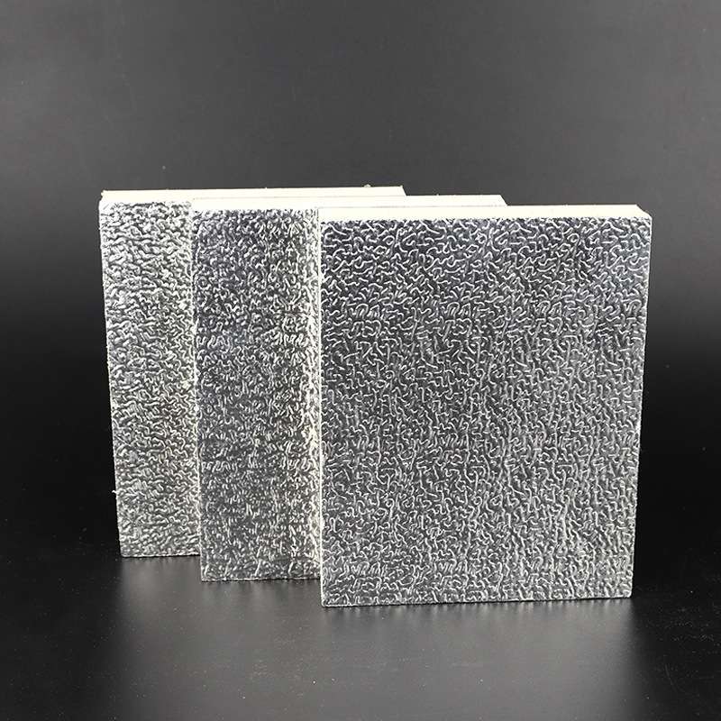 双面铝箔聚氨酯复合板外墙防火保温隔热板聚氨酯风管板复合材料