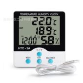 数显花园大棚种植温湿度表 外置探头 甄选HTC 2A室内室外温湿度计