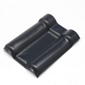 甄选苏州供应灰色ASA合成树脂瓦红色PVC树脂仿古瓦片琉璃瓦隔热瓦