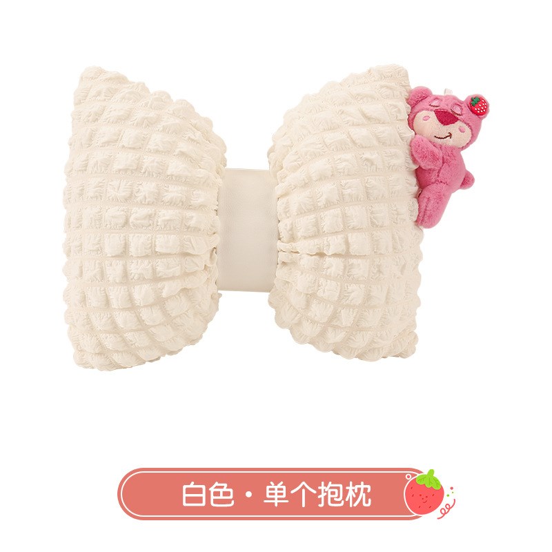 简约草莓泡芙四季通用汽车坐垫适用于小鹏PD5 P7 G3 G6 G9星途追