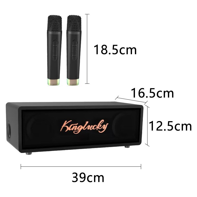 家庭唱歌机K3音箱n话筒一体机无线蓝牙音响户外大音量高音质K歌