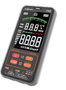 大屏数字万用表RM115反显屏6000字电压电流跨境新品热销