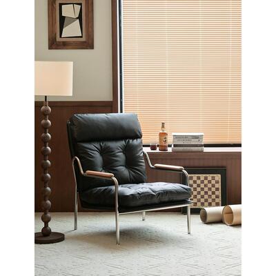 UCK又壳 | 北欧简约中古风覆古单人沙发椅客厅阳台设计师休闲椅子