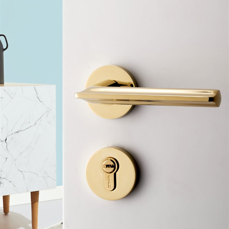 KLC门锁室内卧室房门锁家用通用型卫生间木门Q锁静音磁吸锁具执手