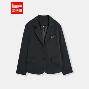 2024秋季 爱依服 休闲百搭通勤西装 IEF 女时尚 新款 微胖 外套大码