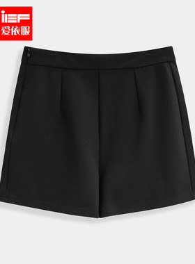 IEF/爱依服【微胖】裤子2025新款今年流行爆款女秋季大码黑色短裤