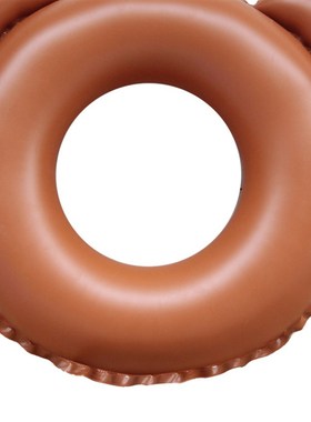 ins儿童g游泳圈3-12岁60-70cm安全环保加厚学生布朗熊游泳圈