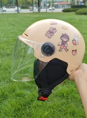 新国标3C认证1-8岁p儿童头盔四季款男女孩电动车可爱头盔一件代发