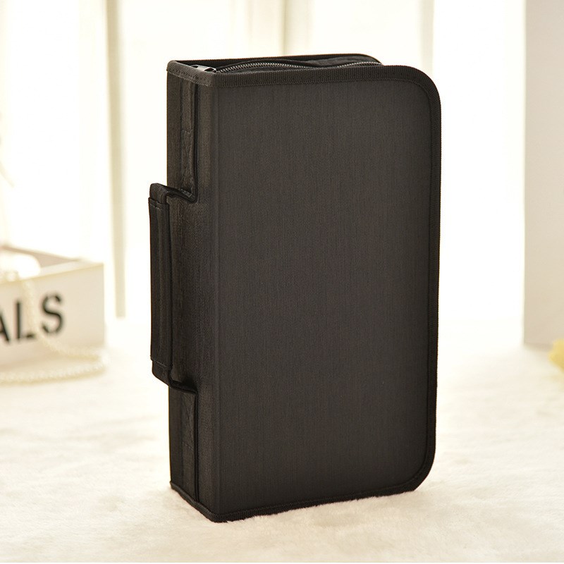 手提丝光b布CD包车载碟片加厚光盘包大容量现货收纳CD整理包