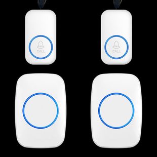 老人呼叫器无线老年人二拖二一键呼救器床头家用呼唤铃看护按铃器