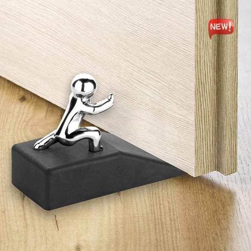 小子防撞门塞门档创意挡门器阻门器功夫房间门顶抵U门楔子家用北