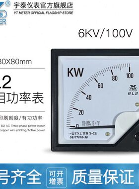 6L2 6KV/100V交流三相有功功率表10MW200KW300KW400KW500KW /5A