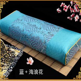 中式彷古枕头枕套宫廷覆古方枕罗汉床古代老式长方形荞麦护颈椎枕