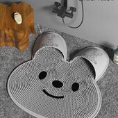 洗脚神器搓脚地垫洗脚板去死皮懒人浴室卫生间洗澡刷按摩硅胶防滑