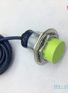 华全电感式接近开关传感器PR30-15DC两线PNP常闭24v 15mm直径30MM