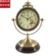 高端纯铜座钟客厅座钟家台式 钟表摆件复古实木座钟台钟纯黄铜座钟