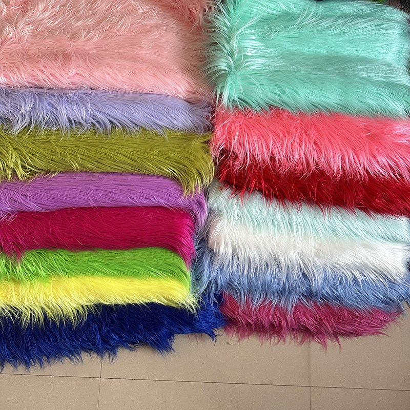 毛绒布料滚束长毛手工面料柜台布展示垫布K影楼拍摄背景毛毛装饰