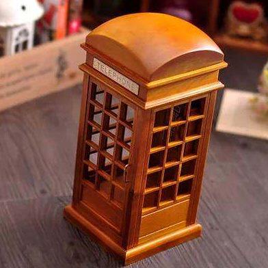 木质复古留声机音乐盒创意天空之城八音盒木制钢琴男友女生日礼物