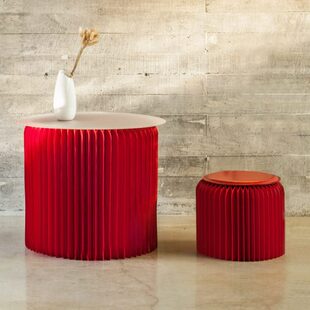 十八纸创意桌子客厅家具茶几沙发角几小圆茶几50CM高床头桌折叠