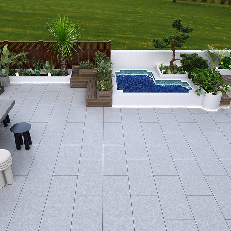 别墅院子地砖农村庭院加厚仿花岗岩瓷砖I花园石踏步防滑地铺石市