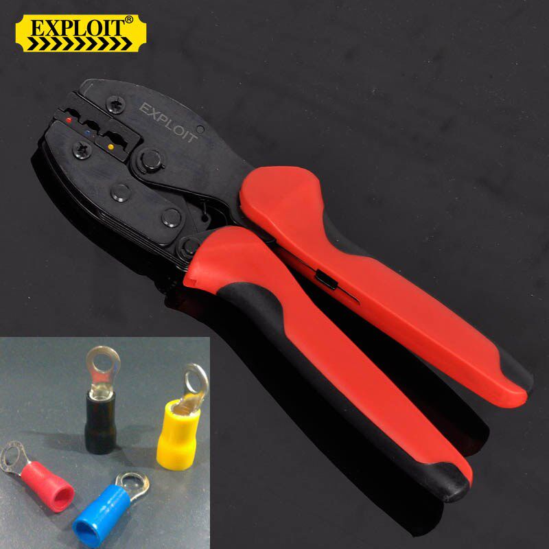 EXPLOIT 0.5-6mm2 棘轮式端子压接钳 压线钳 冷压钳081204