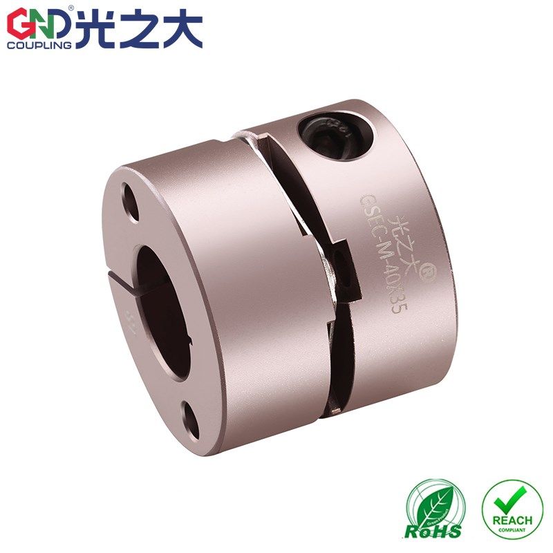 GND光之大传动GSEC-M单膜片联轴器丝杆伺服电机模组弹性铆钉款