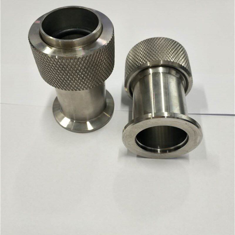 不锈钢KF25真空规管接头 真空石英管密封接头 真空管式炉密封堵头