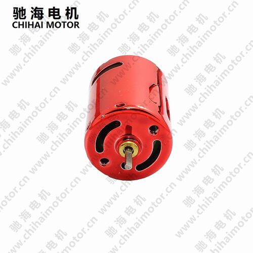 驰海厂家直销 R370碳刷红魔电机高速高扭矩直流马达滚珠轴承 11V