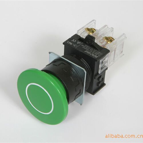 22mm蘑菇头按钮开关 K22-21G10-N40 韩国进口品牌 凯昆KACON