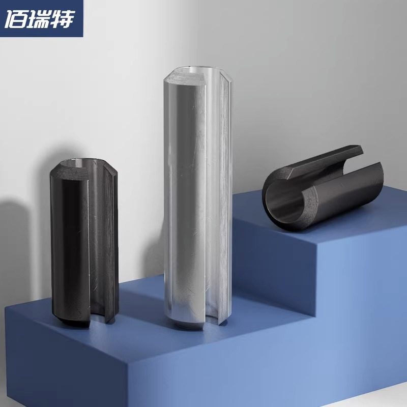 304不锈钢弹性销圆柱空心销65Mn锰钢定位开口销插销钉M1.5M3-M12