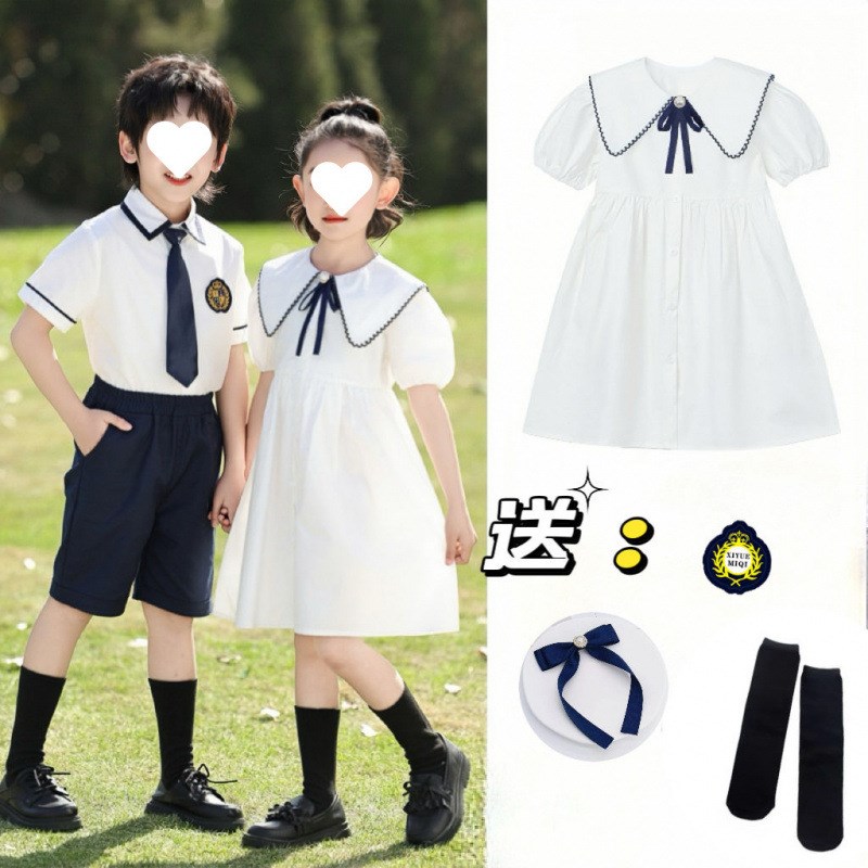 小学生朗诵表f演服装六一儿童节合唱演出服幼儿园毕业照班服舞蹈