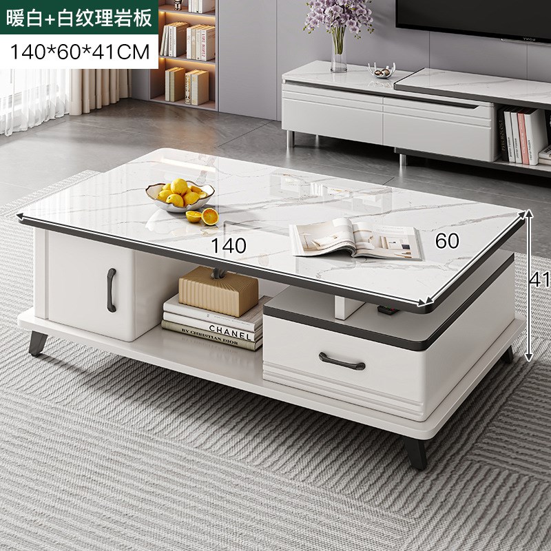 茶几客厅家c用小户型轻奢2021新款茶桌子茶台简约现代圆形茶几