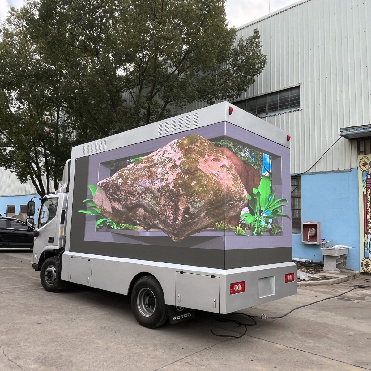 新品3D户外宣传车 扩容箱产品