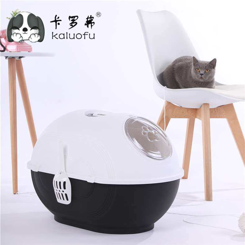 全封闭式猫砂盆猫厕所防外溅除臭特大号屎盆猫盆拉屎防臭CF-S11