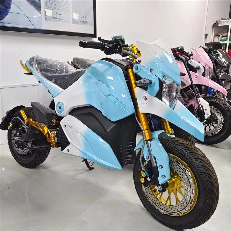 电摩M5电动摩托车72V96V大功率高速跑车成人.男女可上牌