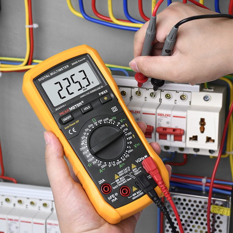 华谊四位半高精度数字万用电表电工专用智能防烧数显万能表维修家