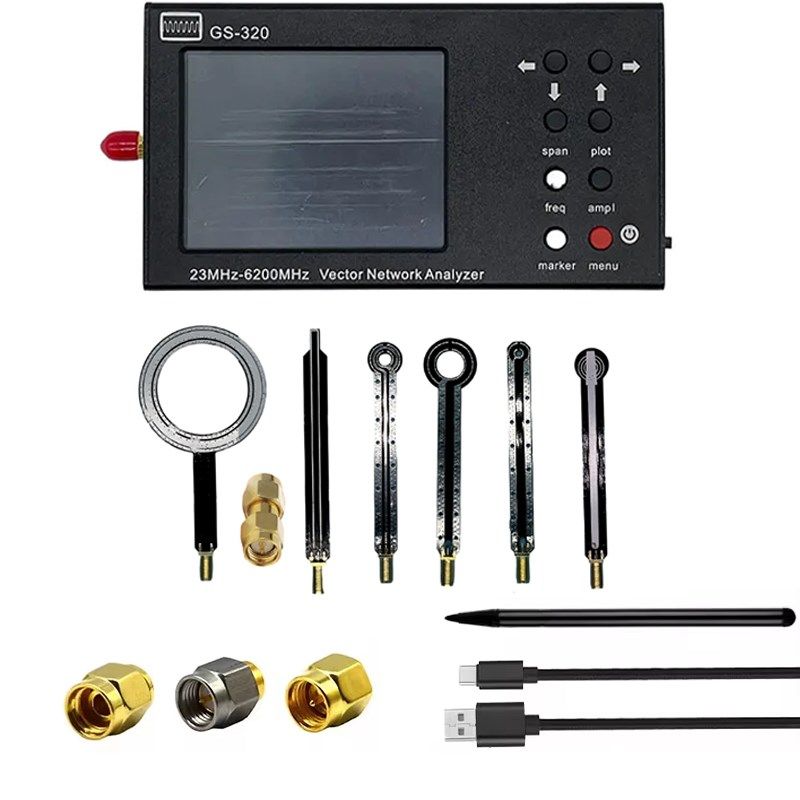 6GHz GS320射频矢量网络分析仪 测量电压驻波比 相位 史密斯圆图